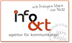 Logo von info-art agentur